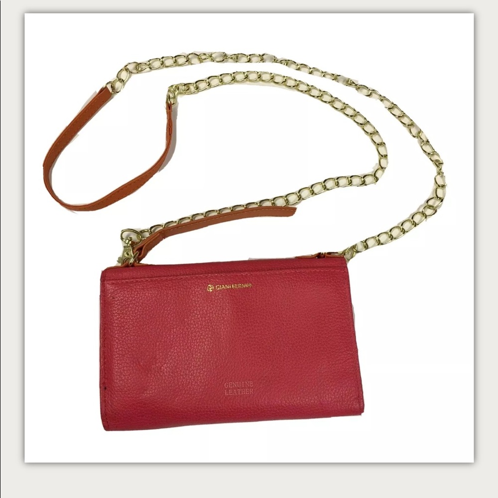 Giani Bernini Pink/Orange Retro Leather Purse